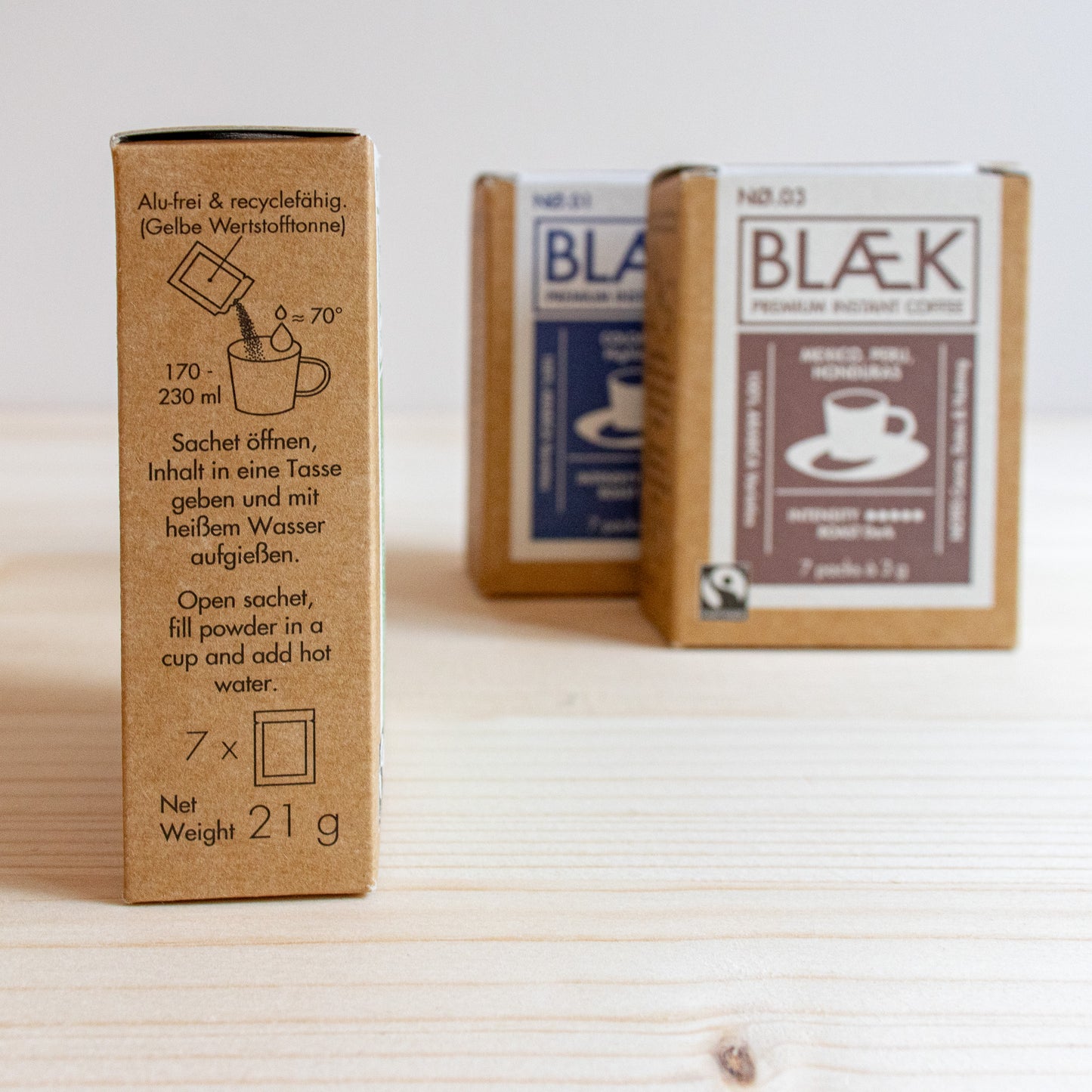 Slate Mug & BLÆK Instant Coffee Gift Set