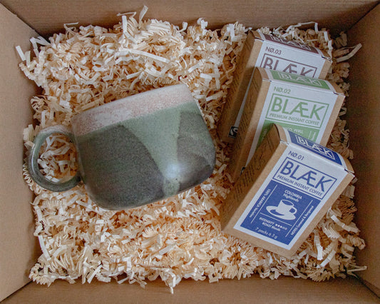 Brandenburg Mug & BLÆK Instant Coffee Gift Set