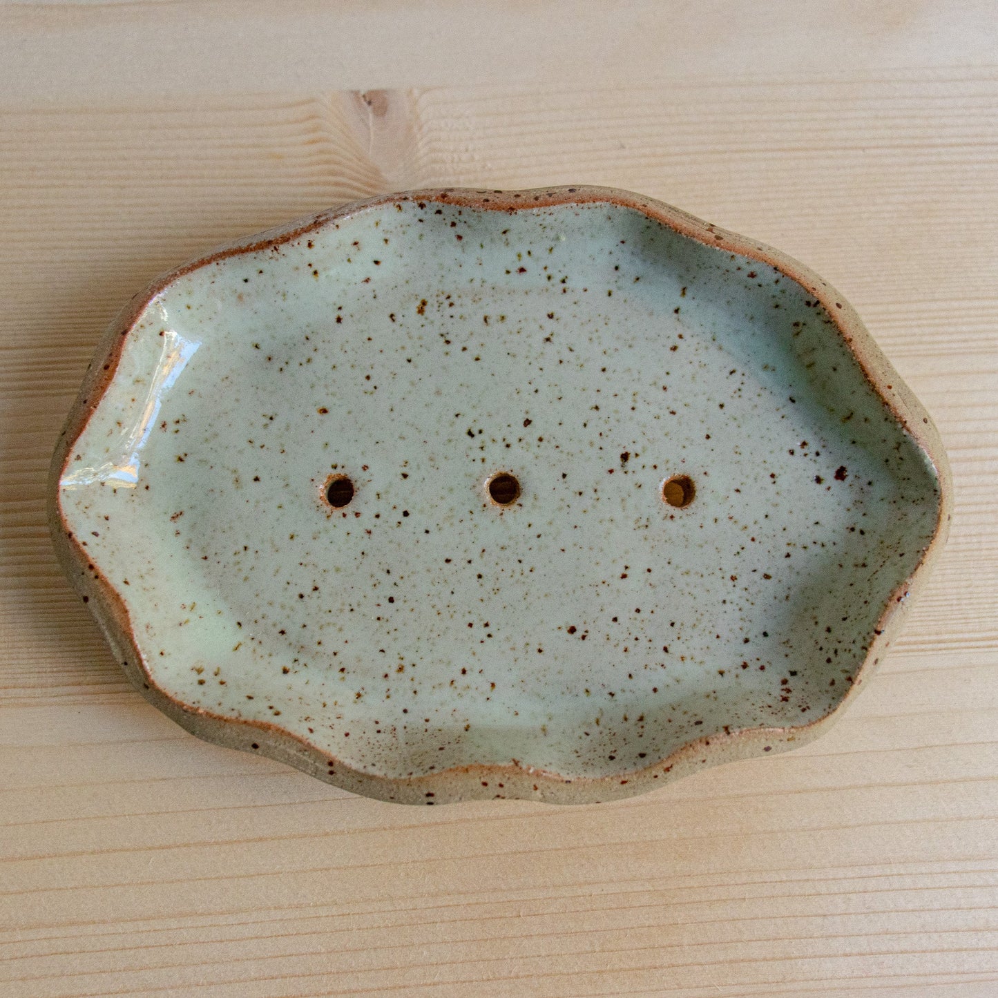 Scalloped Soap Dish Gift Set (Matte Patina)