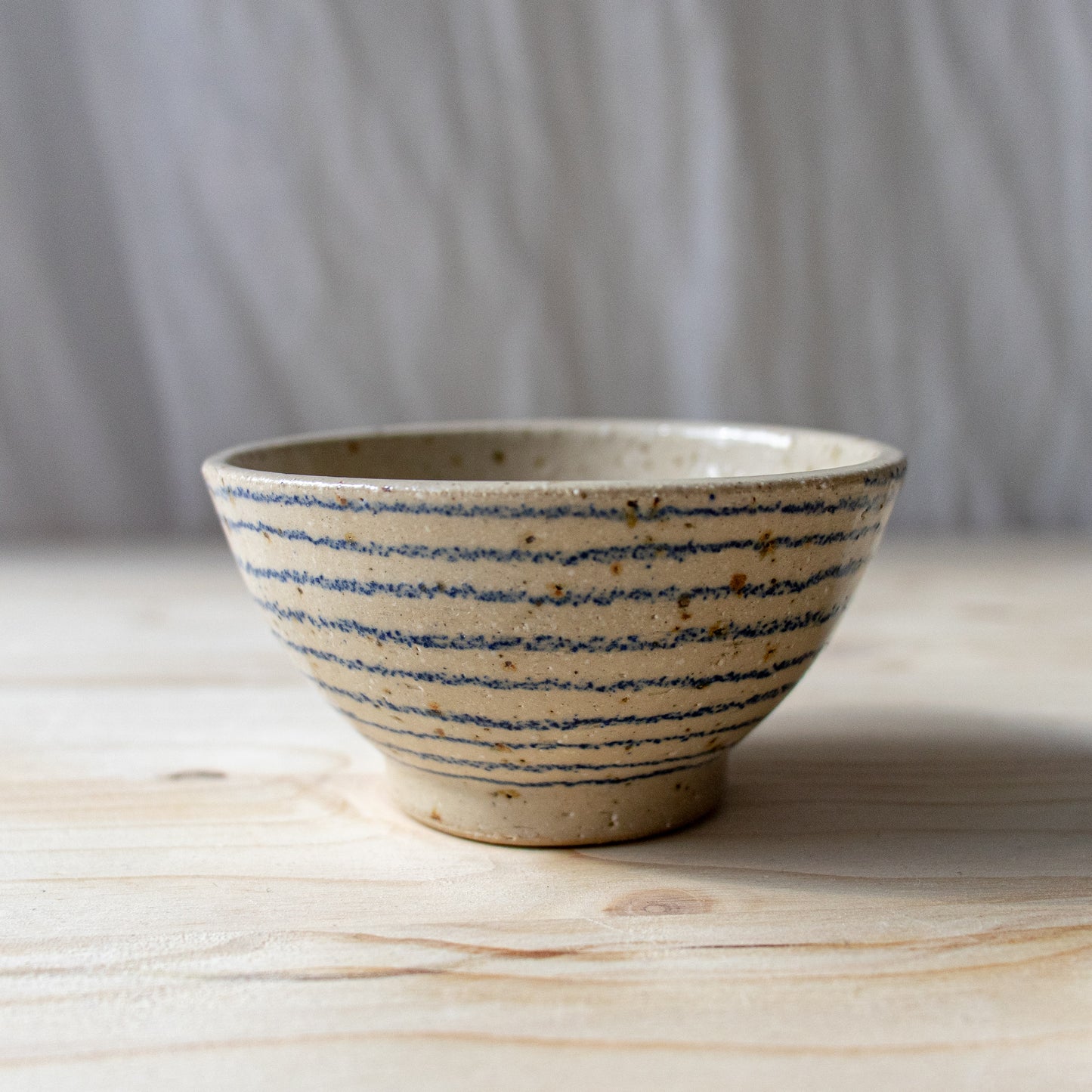 Breton Dipping Bowl (Exterior Stripes)